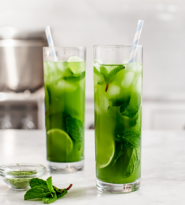 Matcha Mint Iced Tea