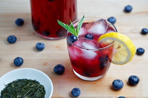 Blueberry Iced Green Tea 500 6487